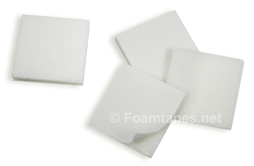 Adhesive foam squares - double sided